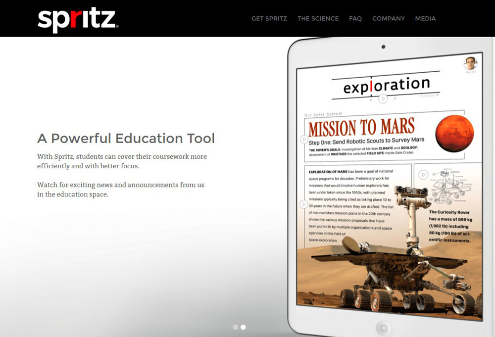 Killer Apps Spritz