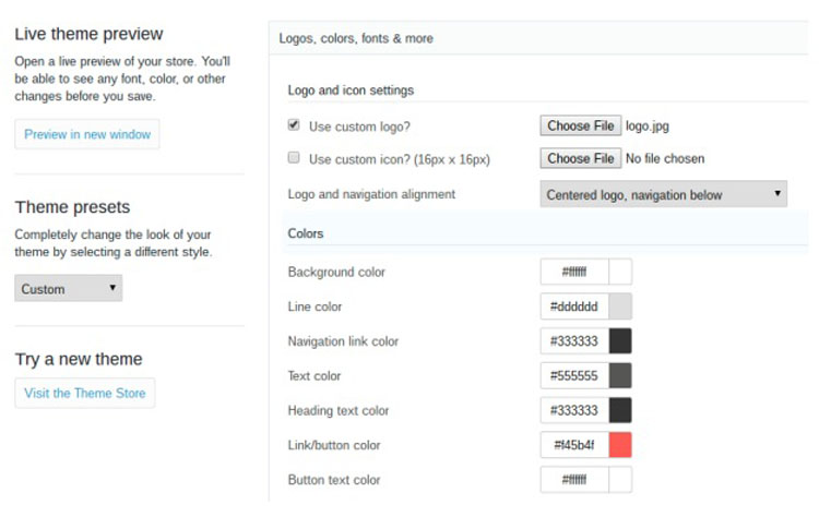 Color Change Shopify