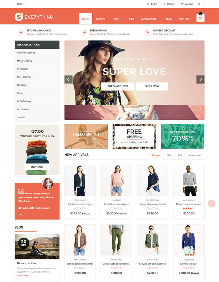 Everything Shopify Theme