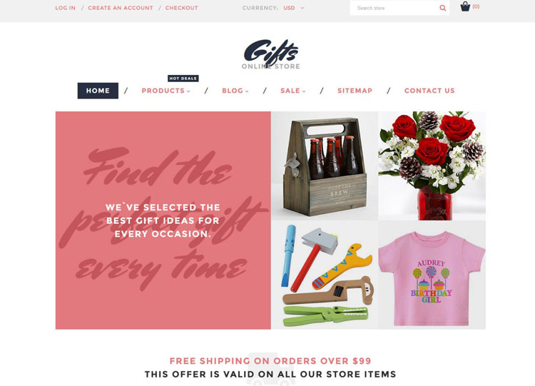 Gift Store Shopify Theme