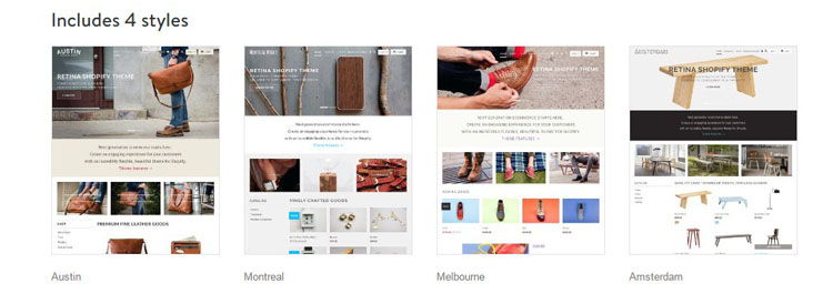 Retina Shopify Theme