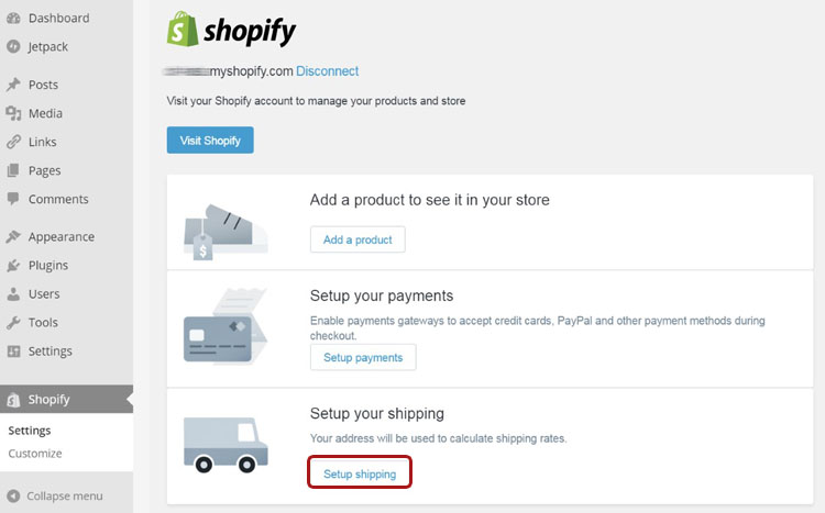 Shopify Shipping Setup