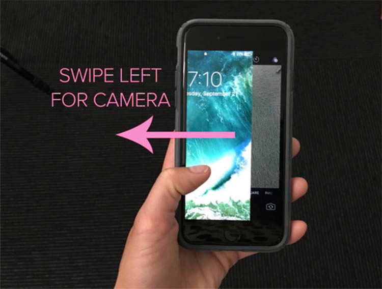 Swipe For Camera