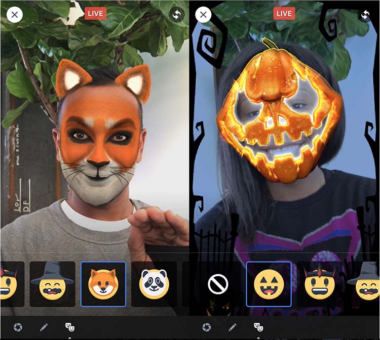 Facebook Selfie Masks