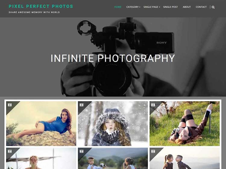 Infinite Photography WordPress Themes