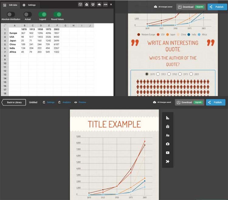 Infogr.am Design Infographic Generator Tools