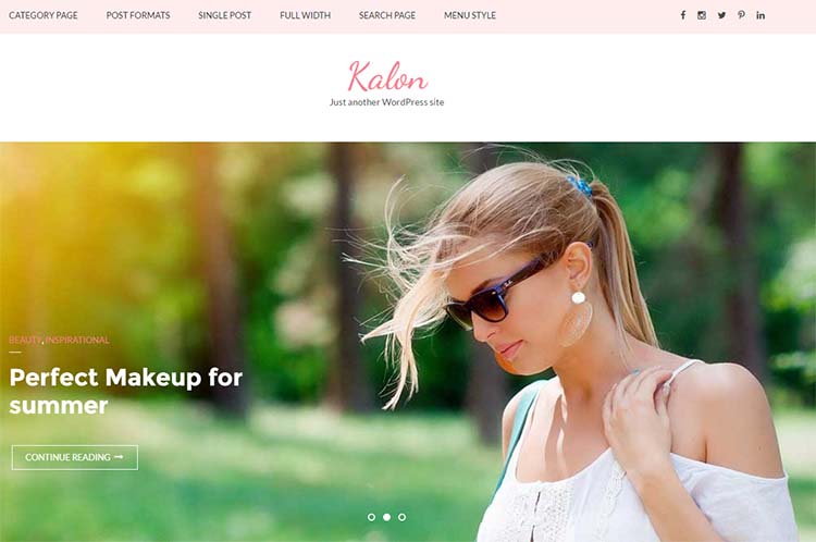 Kalon Photography WordPress Themes