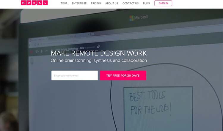 Mural Best Collaboration Tools for Web Designers