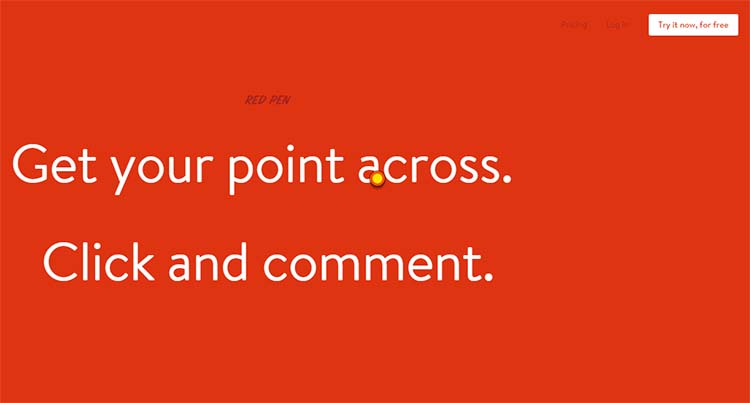 Red Pen Best Collaboration Tools for Web Designers