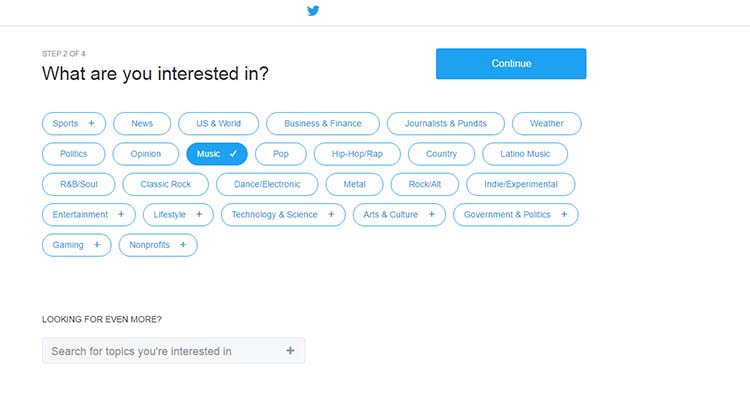 Twitter Interest