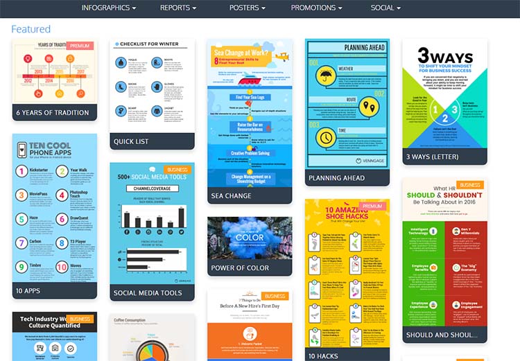 Venngage Templates Infographic Generator Tools
