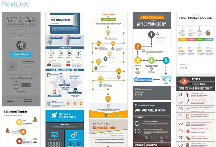 Visme Features Infographic Generator Tools