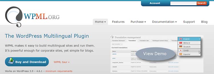 WPML Language Translation Plugins