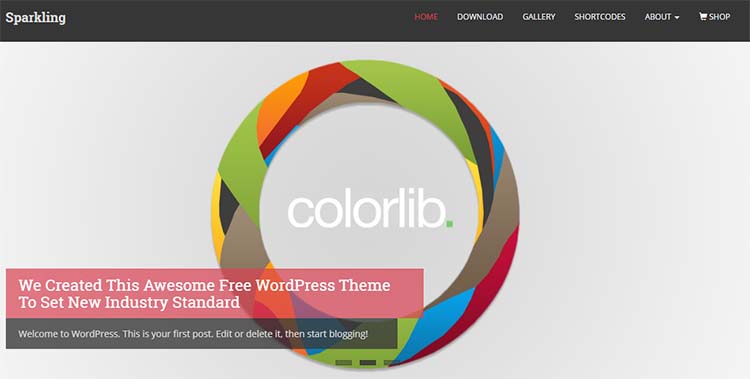 WordPress Themes Sparkling