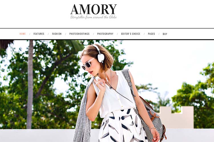 Amory WordPress News Magazine Themes