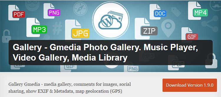 Gmedia Gallery Plugins for WordPress