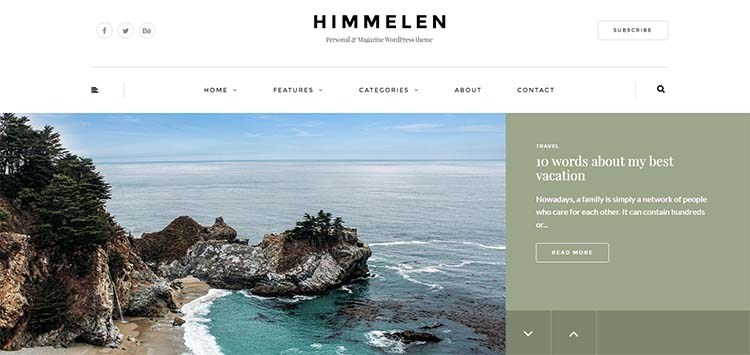 Himmelen Travel WordPress Themes