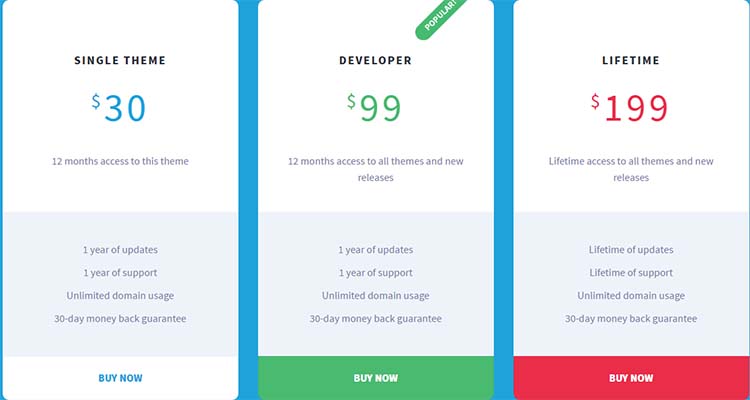 Moesia OnePage WordPress Themes