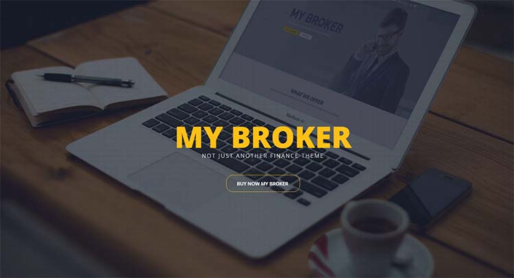 My Broker Financial WordPress Themes