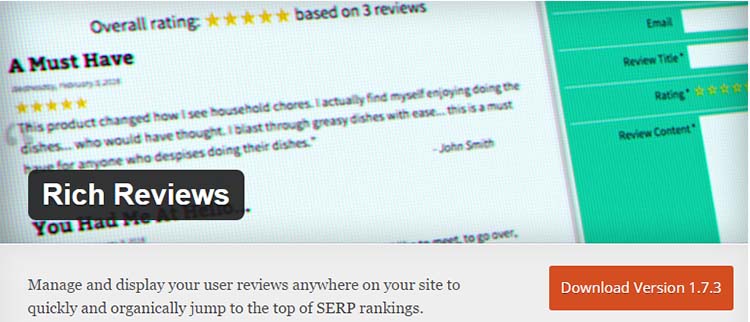 Rich Reviews Snippets Plugins