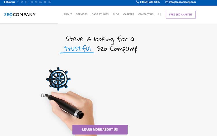 SEO Company Marketing WordPress Themes