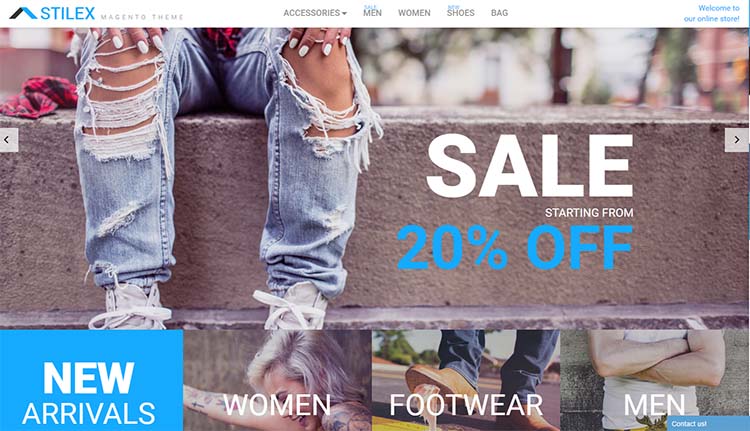Stilex Responsive Magento Themes