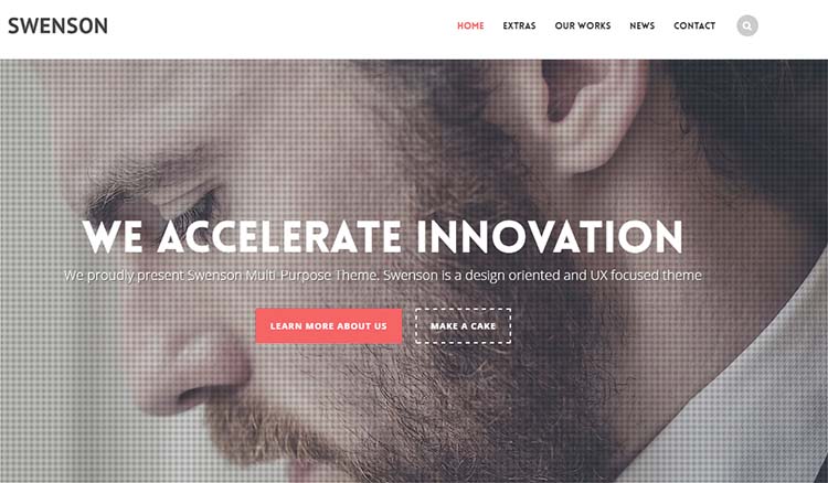 Swenson OnePage WordPress Themes