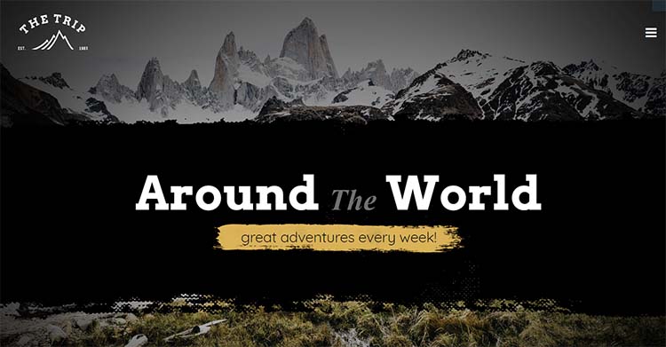 The Trip Travel WordPress Themes