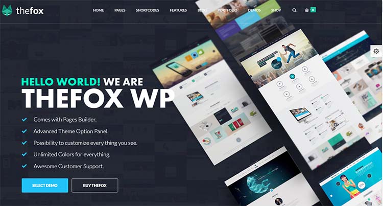 Thefox Multipurpose WordPress Themes