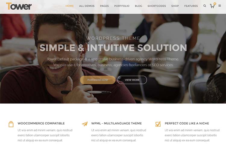 Tower Construction WordPress Themes
