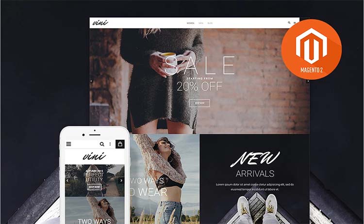 Vini Responsive Magento Themes