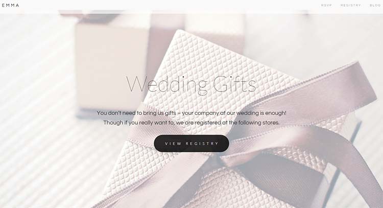 WordPress Wedding Themes Emma