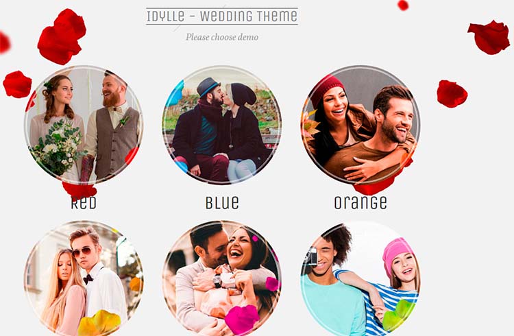 WordPress Wedding Themes Idylle