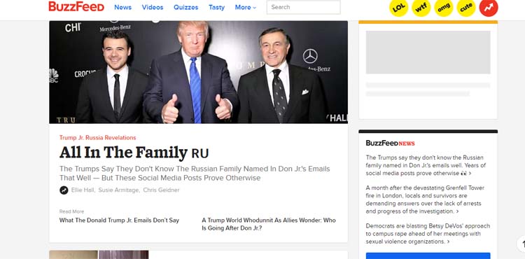 BuzzFeed Most Popular Blogs