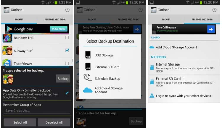 Helium Phone Apps