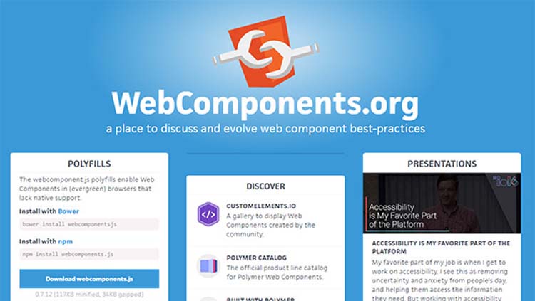 Webcomponents Web Technologies